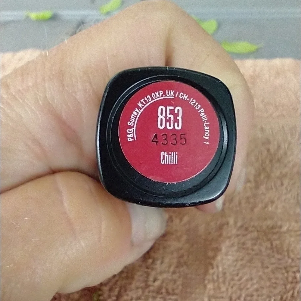 Max factor colour collection lipstick 853 chilli.